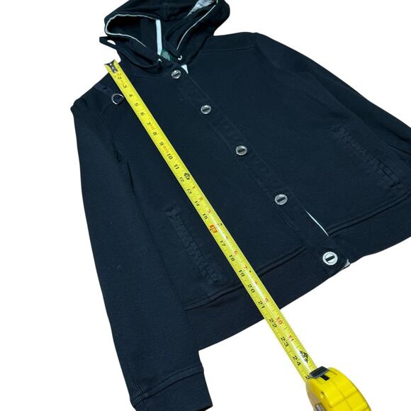 LRL Ralph Lauren Sweater Women Petite S Black Preppy Prep L/S Minimalism Capsule - Picture 8 of 8